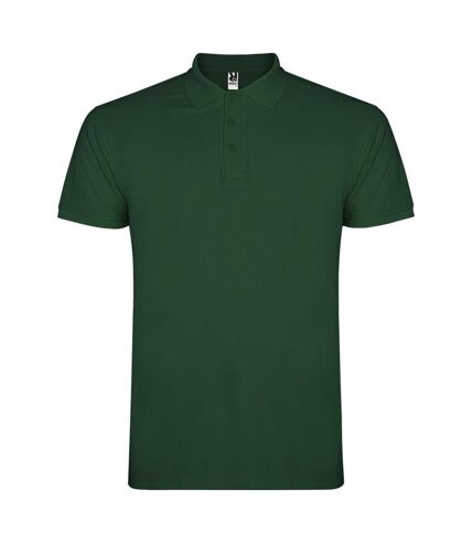 Polo star homme vert bouteille Roly Roly