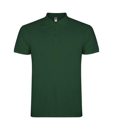 Polo star homme vert bouteille Roly