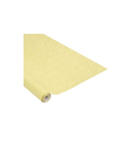 Nappe Papier Damassée 1,18x5m Jaune