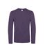 T-shirt Manches Longues #e190 Homme Violet B&C-2