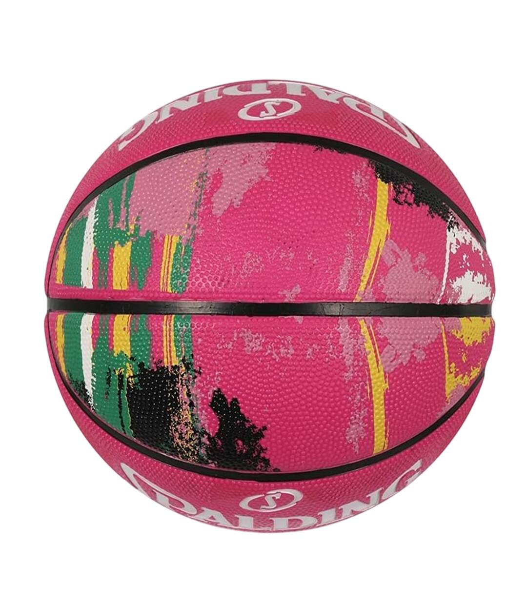 Ballon De Basket Motif/style Marbré Taille 7 Rose Spalding-4