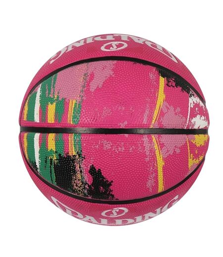 Ballon De Basket Motif/style Marbré Taille 7 Rose Spalding