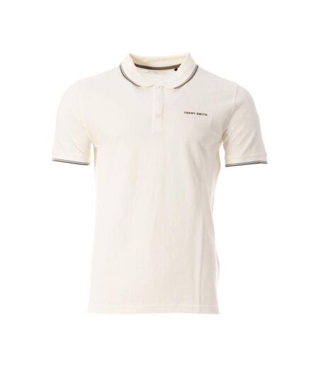 Polo Blanc Homme Teddy Smith Pasian 2 - 3XL