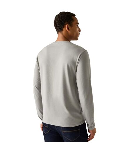 Mens Maylow Mountain Road T-shirt Misty Grey Regatta