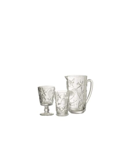 Carafe en Verre Design Mer 1L Transparent
