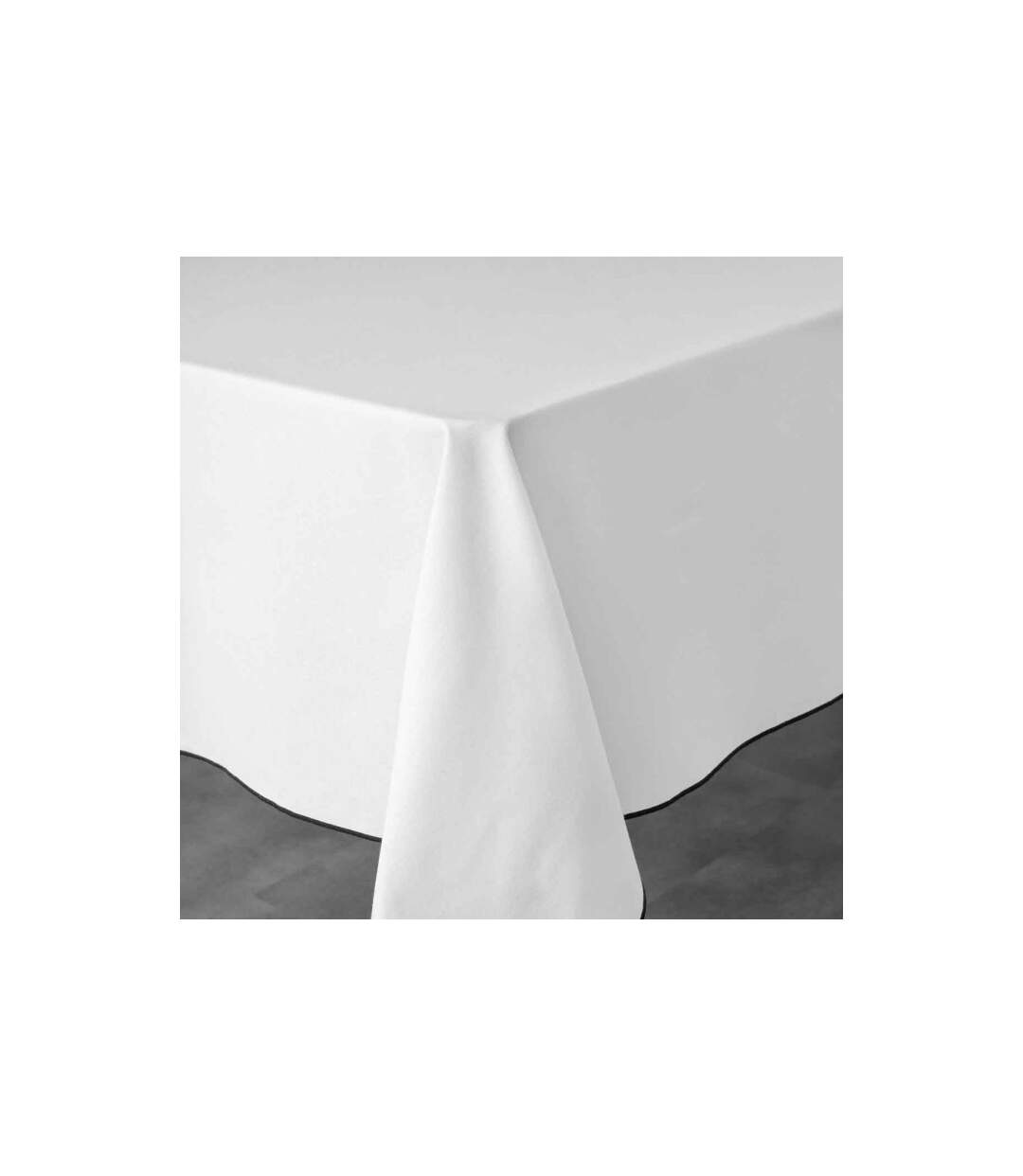 Nappe en Coton Mistraline 140x240cm Blanc