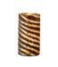 Vase Design en Verre Lignes 26cm Argent-2