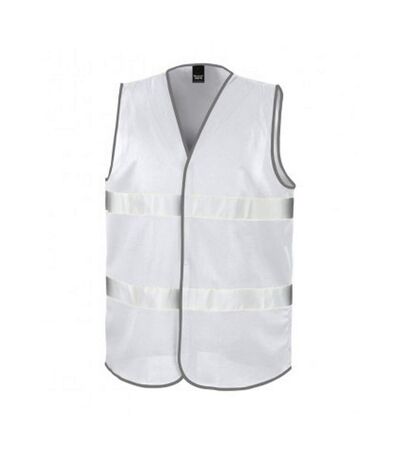 Gilet haute visibilité core adulte blanc Result