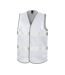 Adults unisex core enhanced vis vest white Result-1