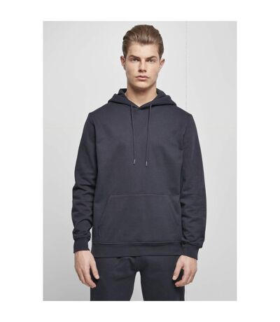 Mens Basic Hoodie Navy Build Your Brand