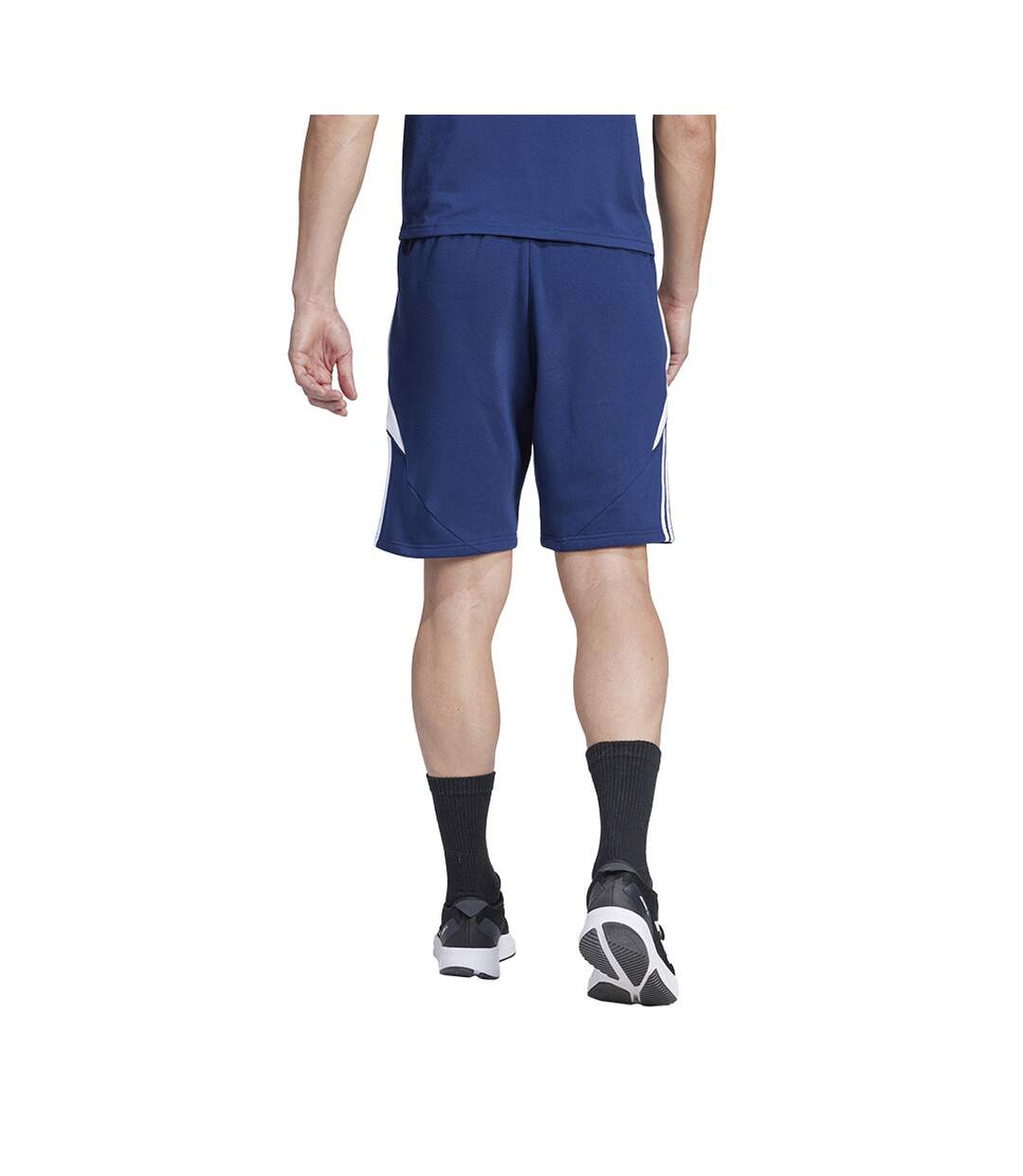 Short Motif/style Rayure Latérale Tiro Homme Bleu Marine Foncé Adidas-3