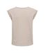 T-Shirt beige femme jdy salva-3