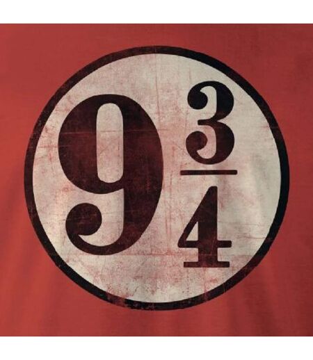 T-shirt Platform 3/4 Homme Rouge Harry Potter