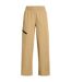 Womens/ladies Unstoppable Woven Zip Pocket Relaxed Fit Joggers Brown Under Armour-1
