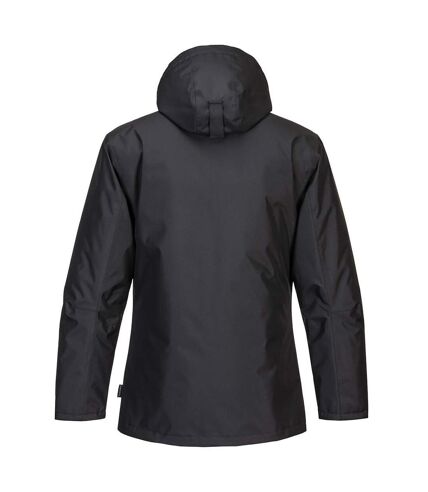 Portwest Mens PW2 Winter Jacket (Black/Zoom Grey) - UTPW1050