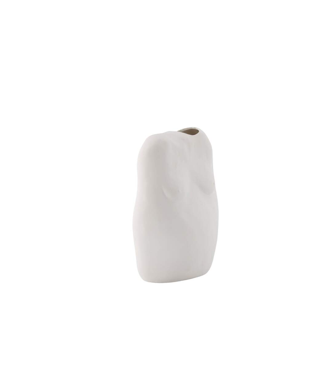 Vase Buste en Céramique Romie 28cm Blanc Cassé-3