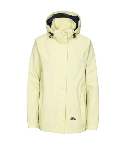 Veste imperméable nasu femme jaune pâle Trespass