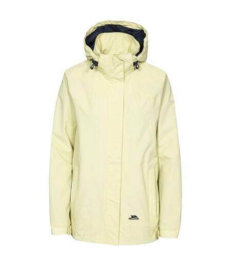 Veste imperméable nasu femme jaune pâle Trespass