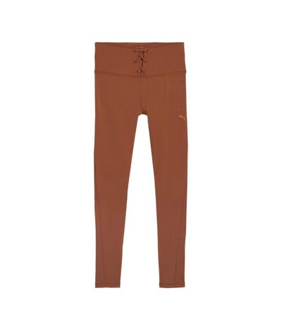 Legging camel femme puma train cloudspun rib - m