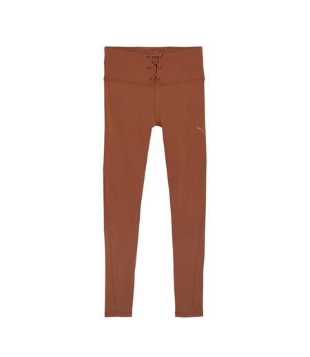Legging camel femme puma train cloudspun rib - m