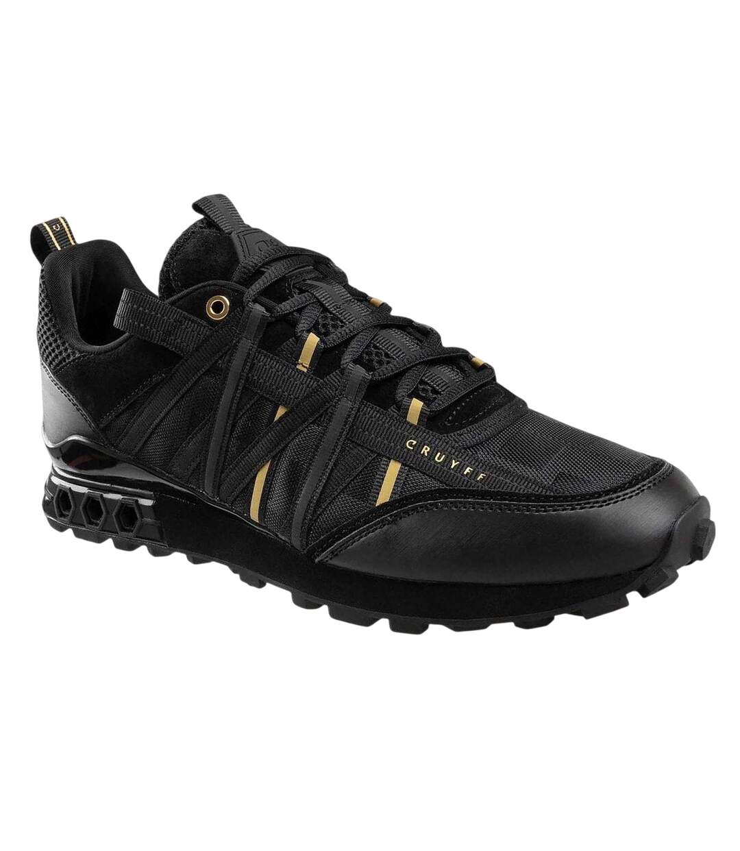 Baskets Fearia Homme Noir Jaune Or Cruyff-1