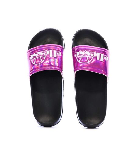 Claquettes rose/noir femme ellesse demi - 36