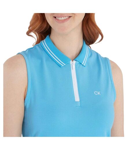 Robe Droite Golf Femme Bleu Clair Calvin Klein