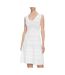 Robe Blanche Femme Morgan Tricot 241RMNAIA - L