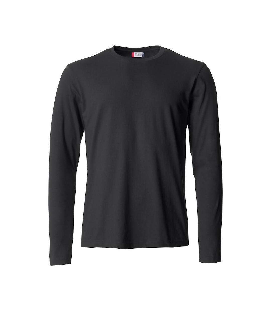 T-shirt Basic Homme Noir Clique-1