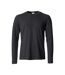 T-shirt Basic Homme Noir Clique-1