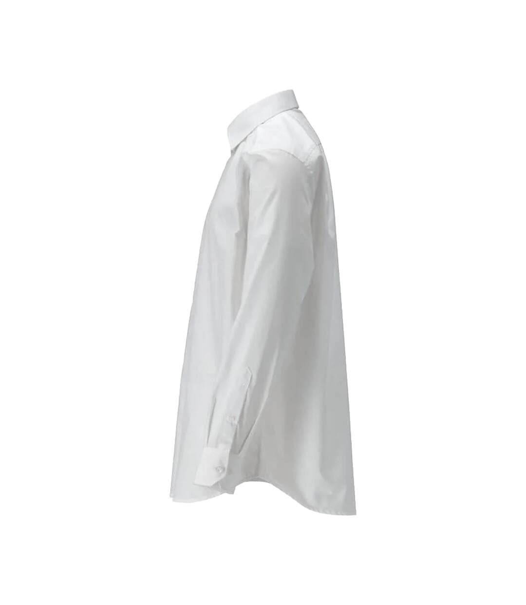 Mens Frontline Poplin Shirt White Mascot-2