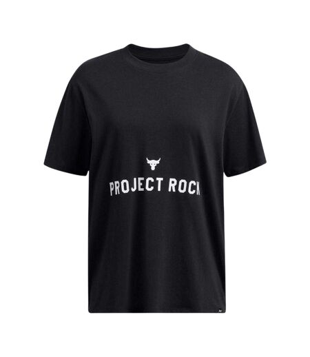 T-shirt Motif/style Texte Project Rock Femme Noir Under Armour
