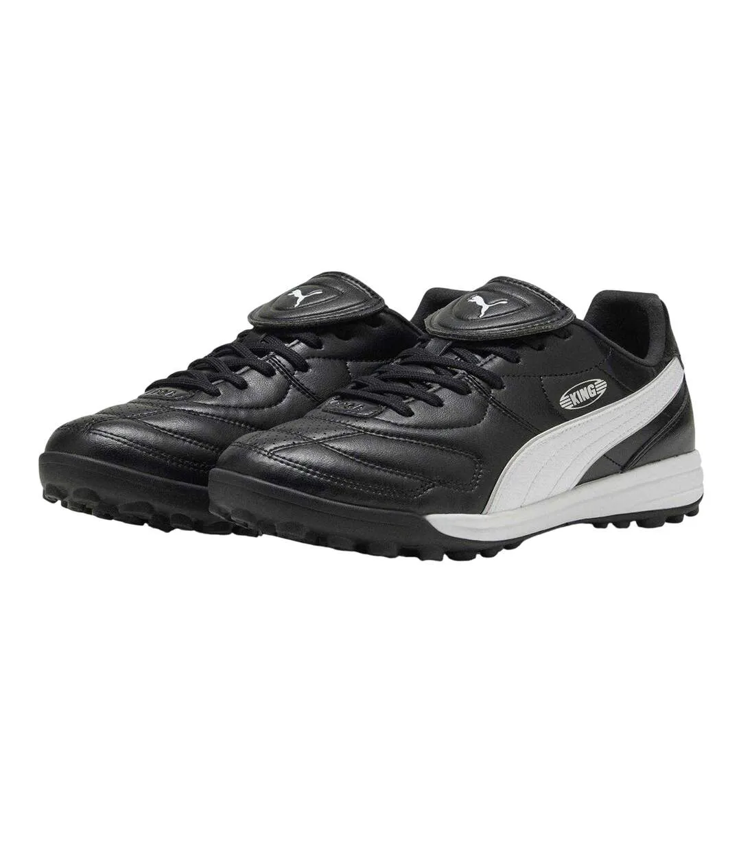 Mens Liga Astro Turf Trainers  Black Puma-4
