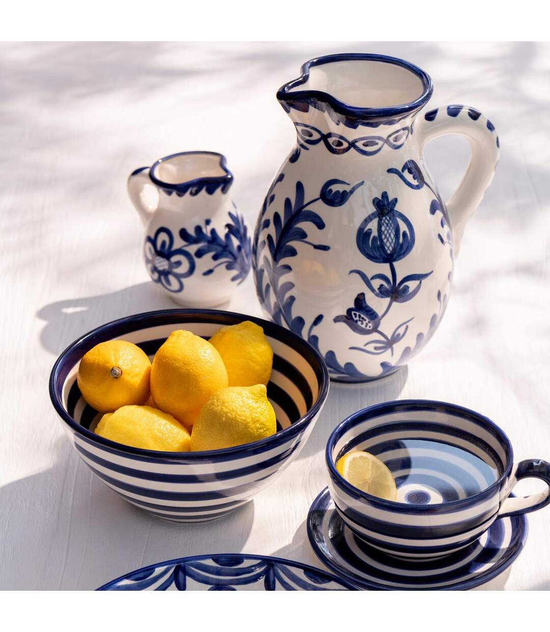 Pichet en Céramique Granada 3,3L Bleu Cobalt-3
