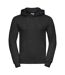 Sweat à capuche homme noir Russell