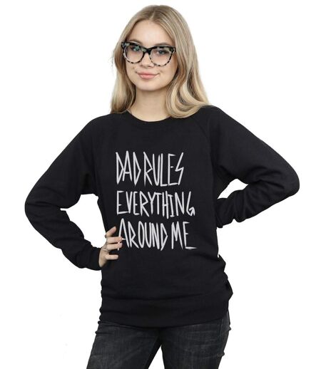 Disney Sweat Womens/Ladies The Lion King Dad Rules Everything Sweatshirt (Noir) - UTBI22116