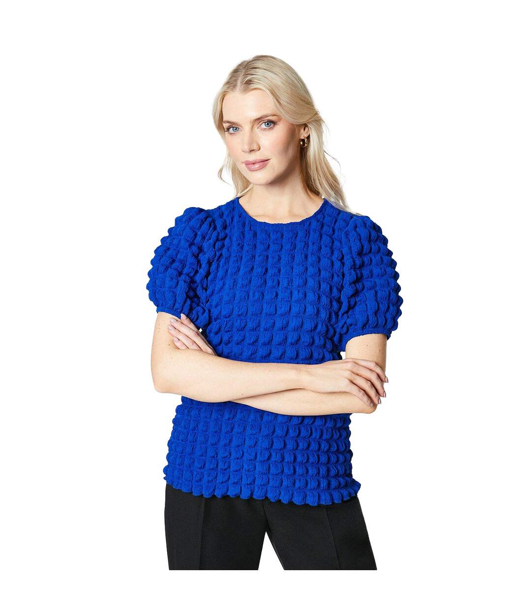 T-shirt femme cobalt Principles-1