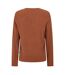 Mens Knitted Crew Neck Regular Sweatshirt Mocha Bisque Jack And Jones-2