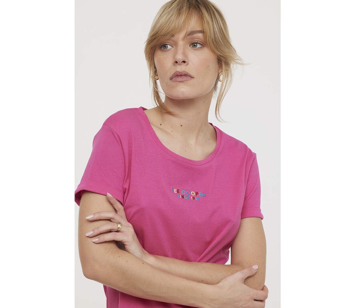 T-shirt manches courtes coton regular ARARI-1