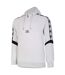 Mens diamond half zip hoodie lunar rock/black Umbro