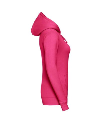 Sweat à capuche authentic femme fuchsia Russell