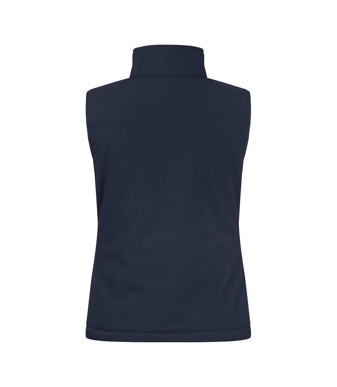 Womens/ladies softshell panels gilet dark navy Clique-2