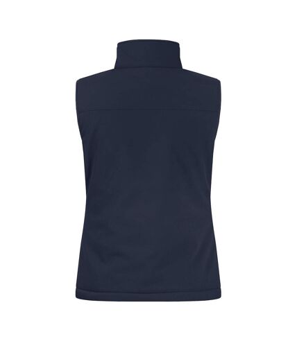 Clique Womens/Ladies Softshell Panels Vest (Dark Navy)