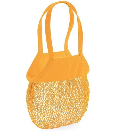 Sac à provisions en coton bio - W150 - jaune orangé