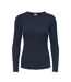 T-Shirt manches longues marine femme jdy fransiska-1