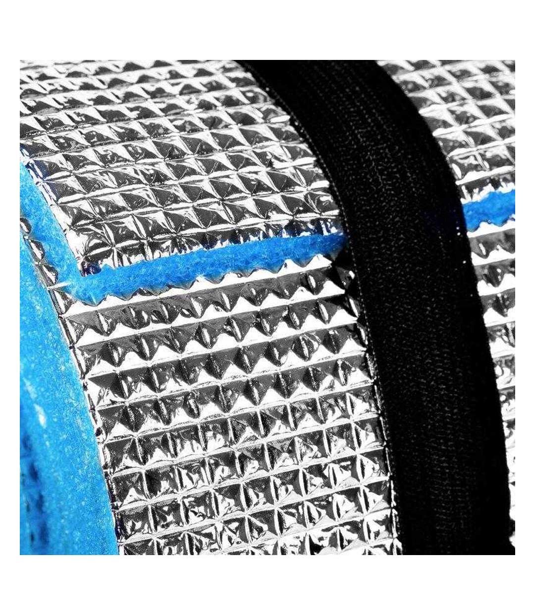 Tapis De Couchage Eiger 180 Cm X 50 Cm Bleu Gris Argenté Spokey-4