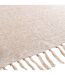 Tapis Déco à Franges Kalinda 120x170cm Blanc-2