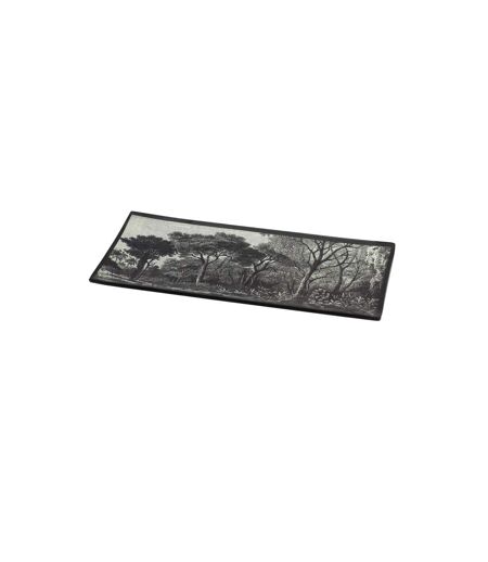 Vide-Poche en Verre Black Forest 21cm Noir