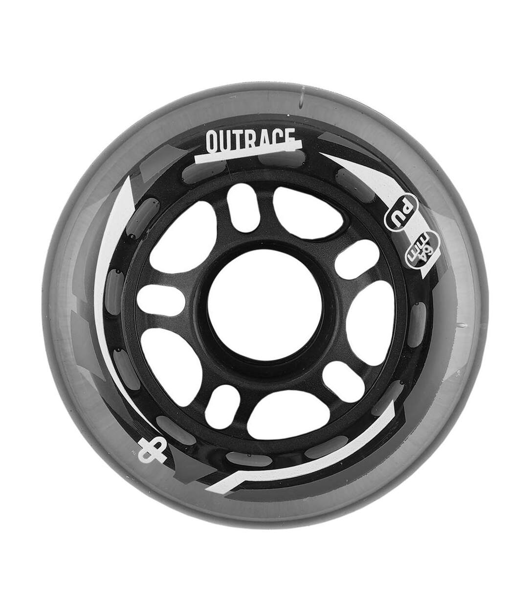 Roues De Skateboard 72 Mm Noir Outrace-2