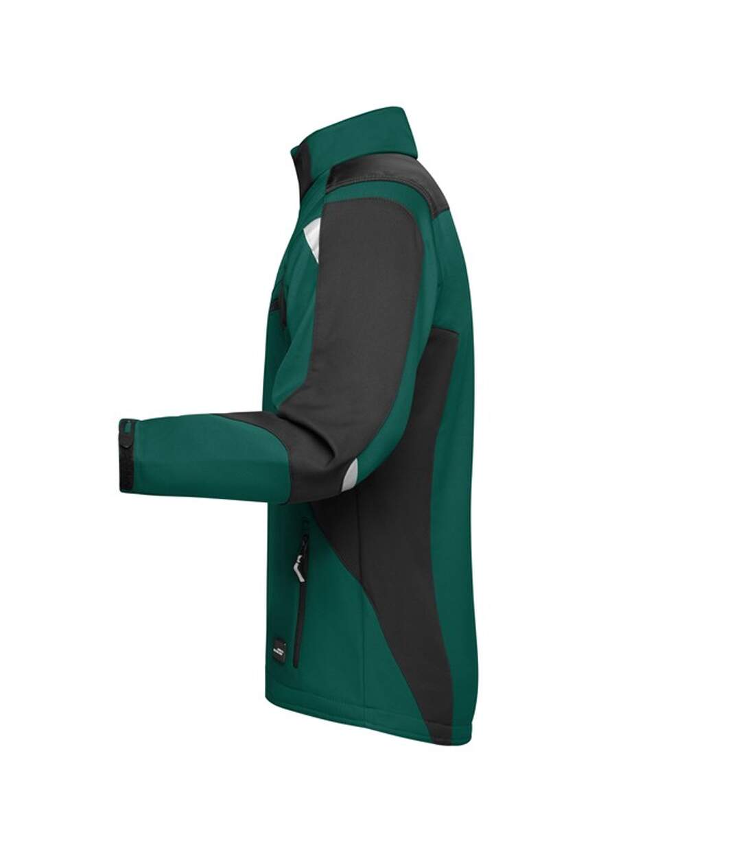 Veste Softshell Strong Adulte Vert Foncé Noir James And Nicholson-3